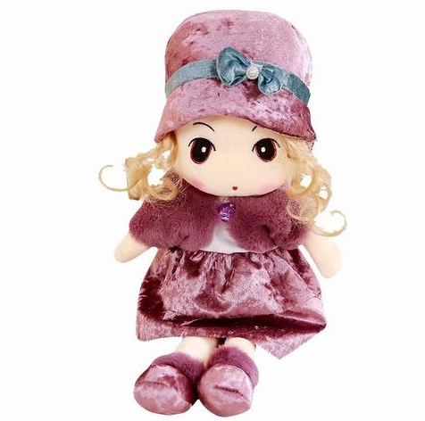 Kawaii Rag Doll Plush Toy — scale reference