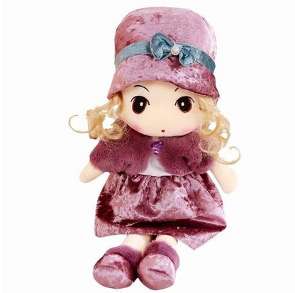 Kawaii Rag Doll Plush Toy — scale reference