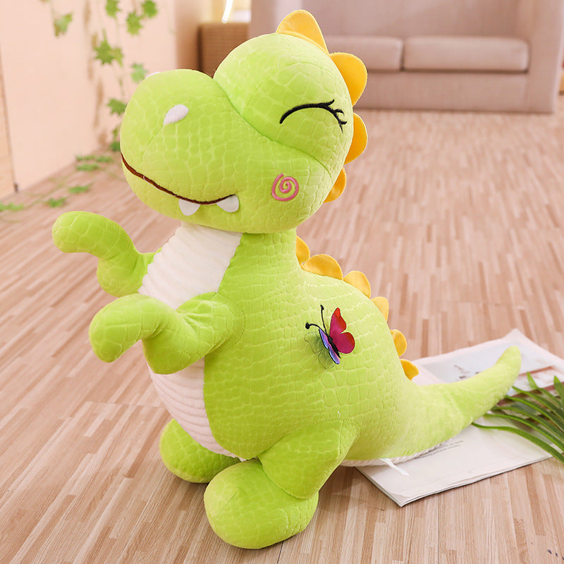Butterfly dinosaur plush toy — in use