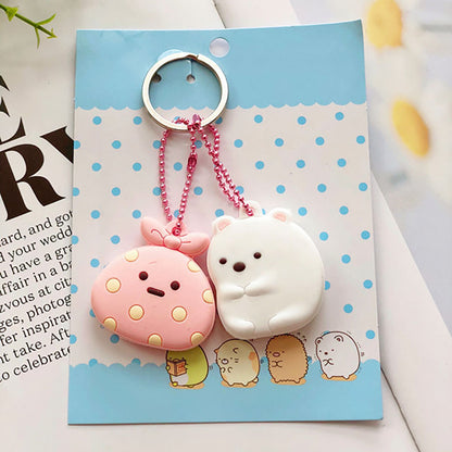Cartoon Animal Cute Anime Silicone Keychain | Magic Stories