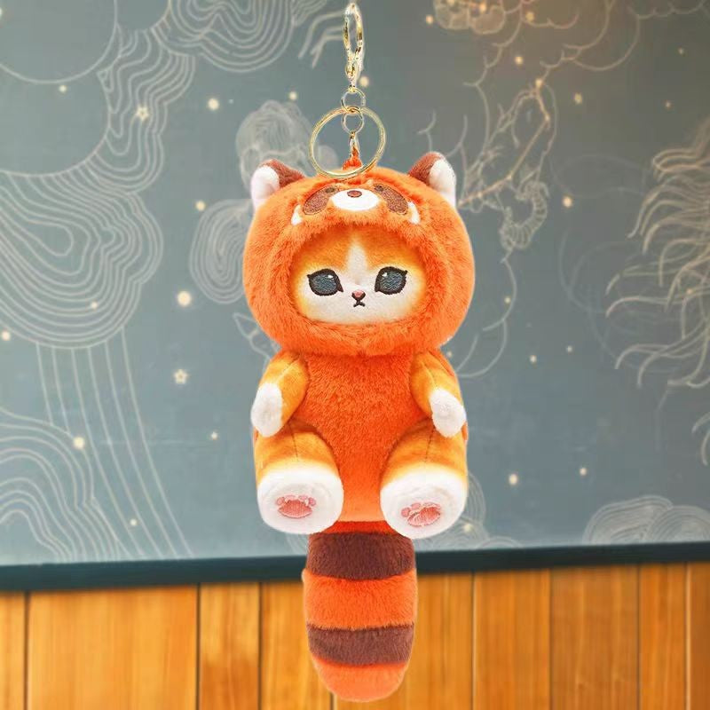 Raccoon Shark Panda Bag Plush Pendant | Magic Stories