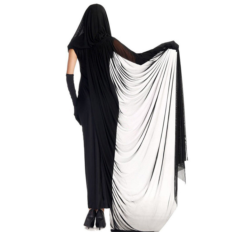 Halloween Costume Witch Robe Cosplay Uniform — side view