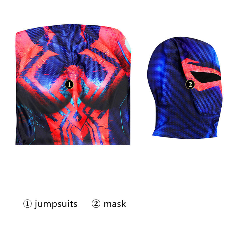Spider-Man 2099 Miguel O'Hara Female Cosplay Costume — detail