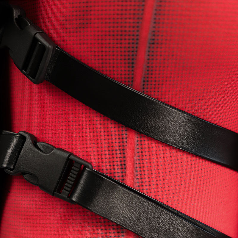 Deadpool 3 Wade Wilson Jumpsuit Cosplay Costume — Red & Black — detail