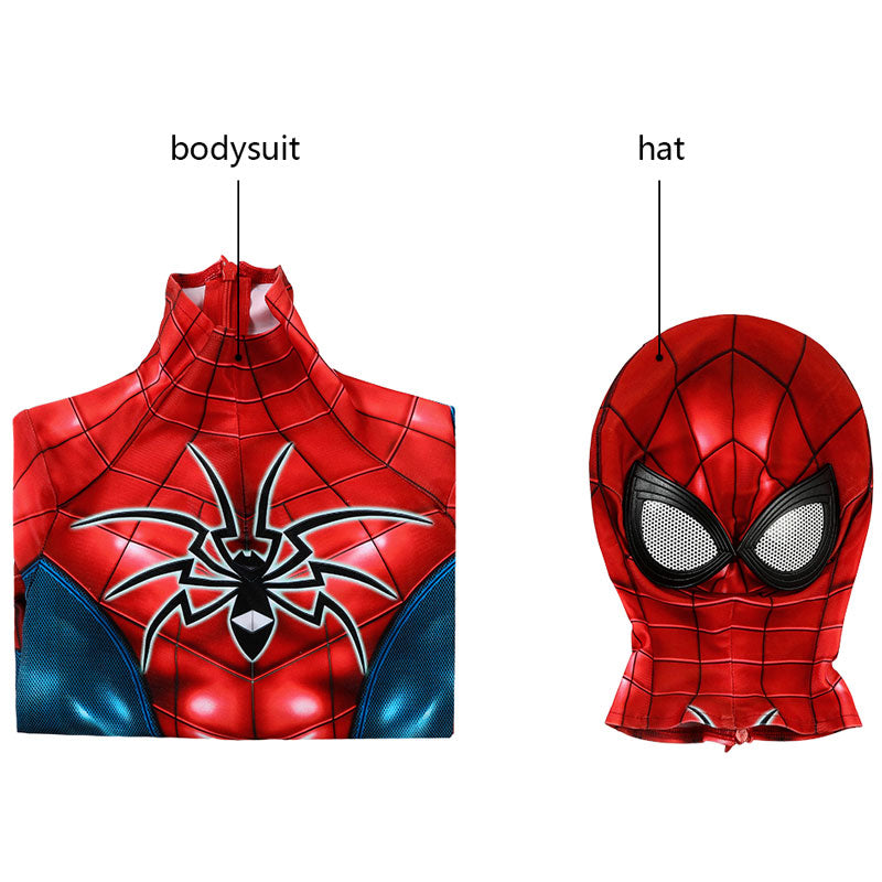 Marvel's Spider-Man Spider Armor MK IV Suit Kids Jumpsuits Cosplay Costume — packaging