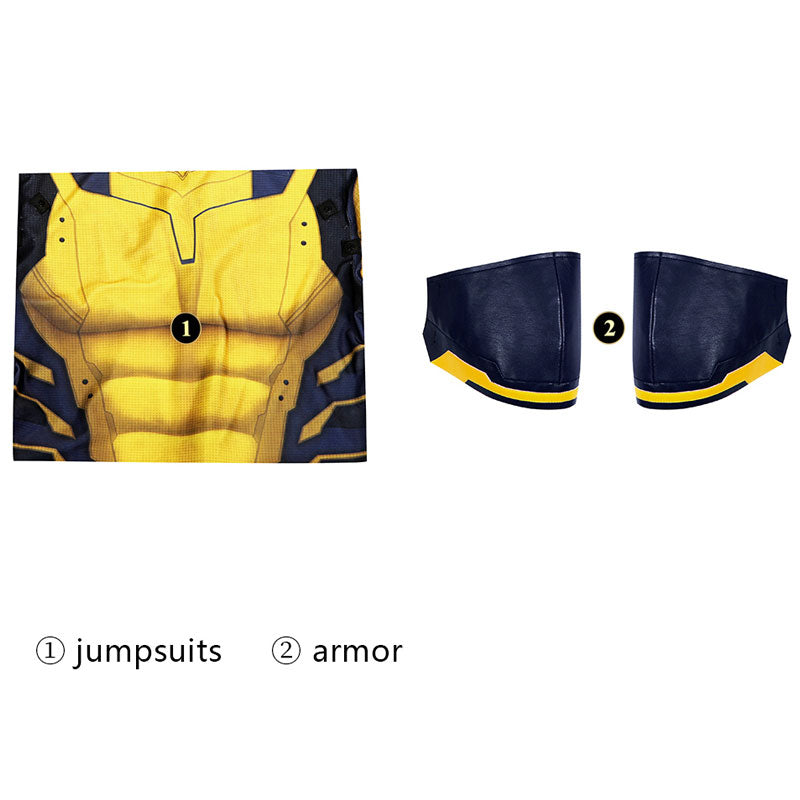 Deadpool 3 Wolverine Jumpsuit Cosplay Costumes — detail