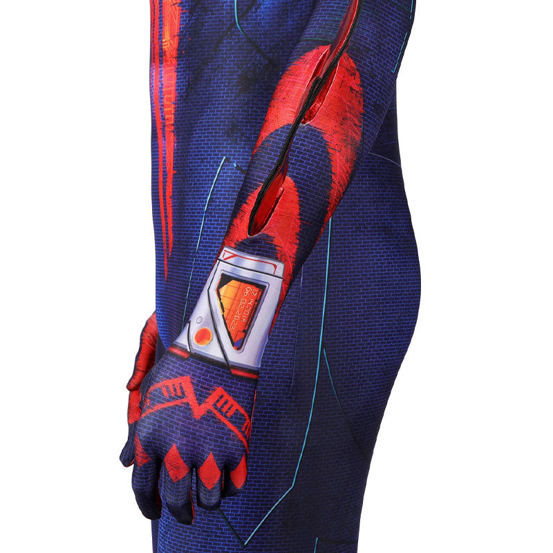 Spider-Man: Across The Spider-Verse Spider-Man 2099 Miguel O'Hara Jumpsuit Cosplay Costumes — side view