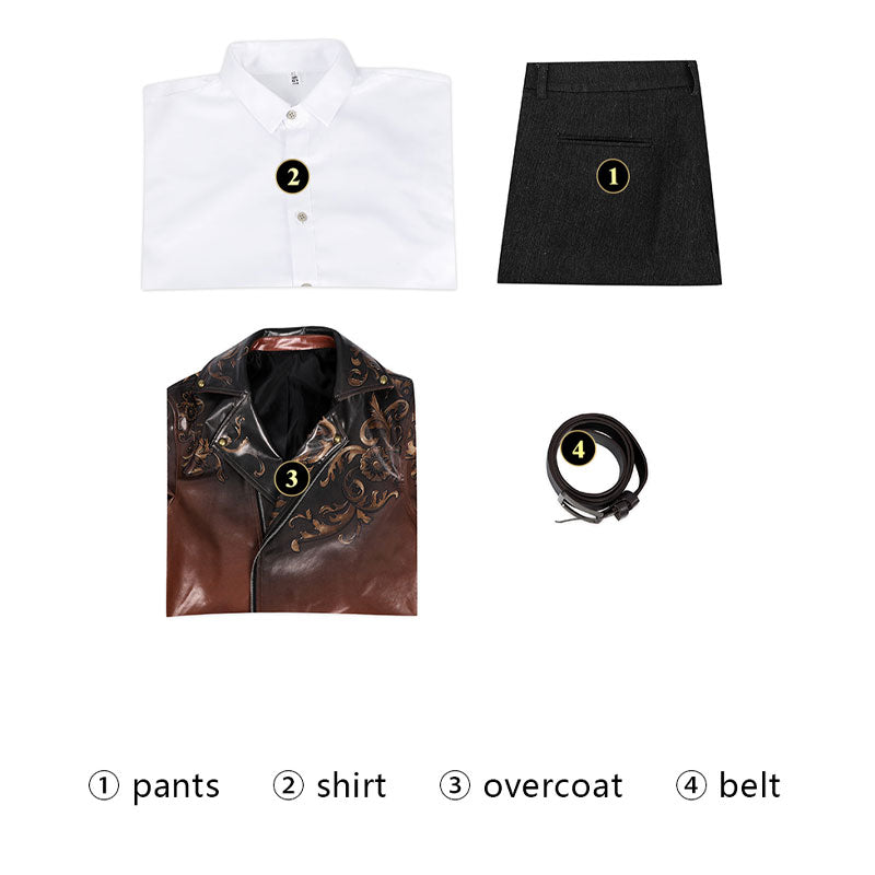 Resident Evil Luis Serra Cosplay Costume — detail