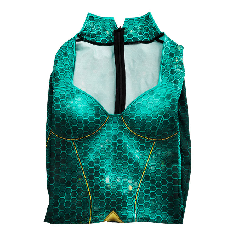 DC Aquaman Mera Jumpsuit Cosplay Costume — detail