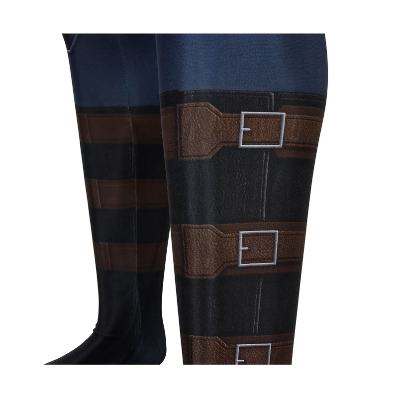 Captain America Winter Soldier Steve Rogers Cosplay Costume — detail