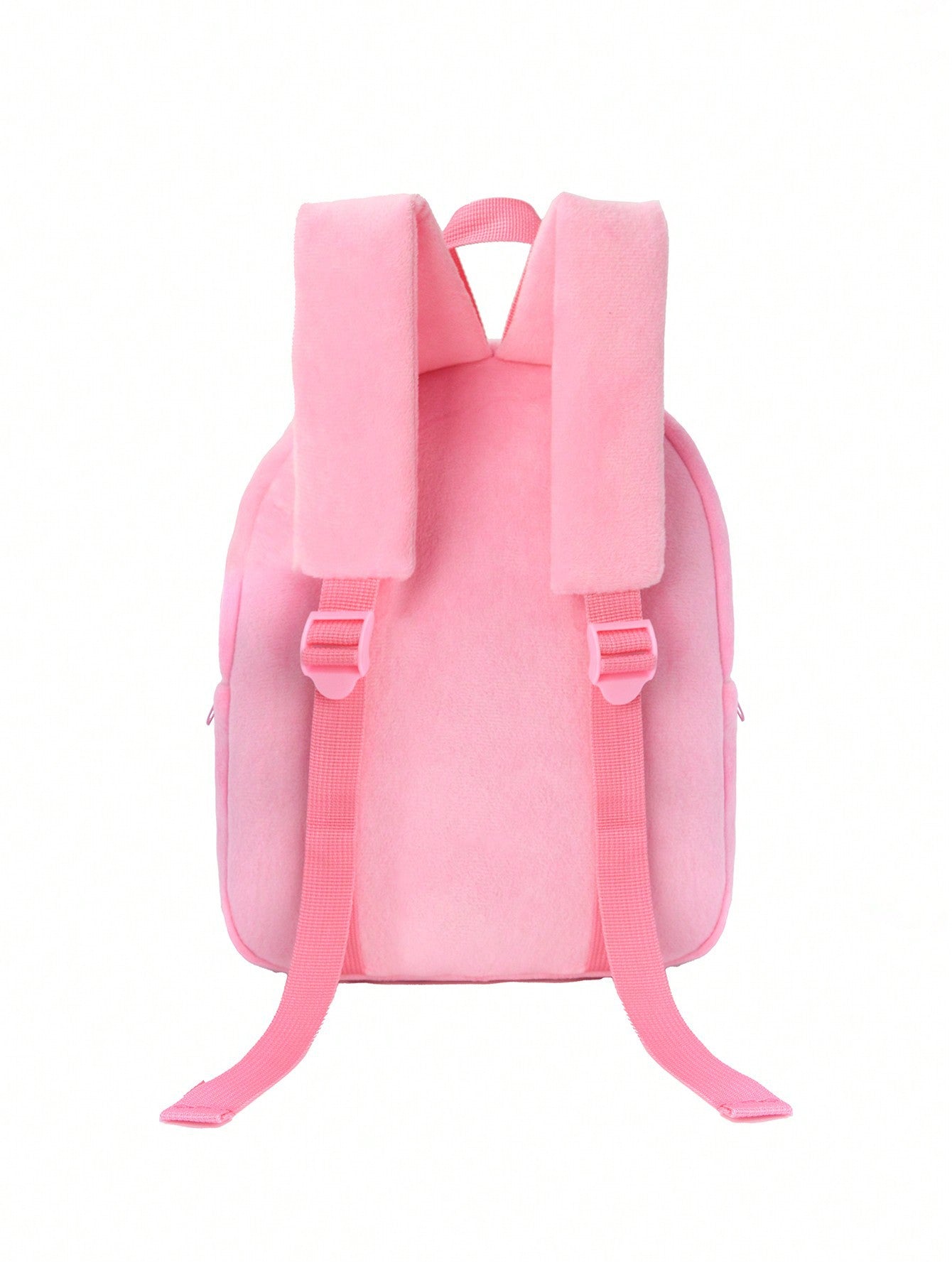 Cartoon Animal Plush Children's Backpack — in use