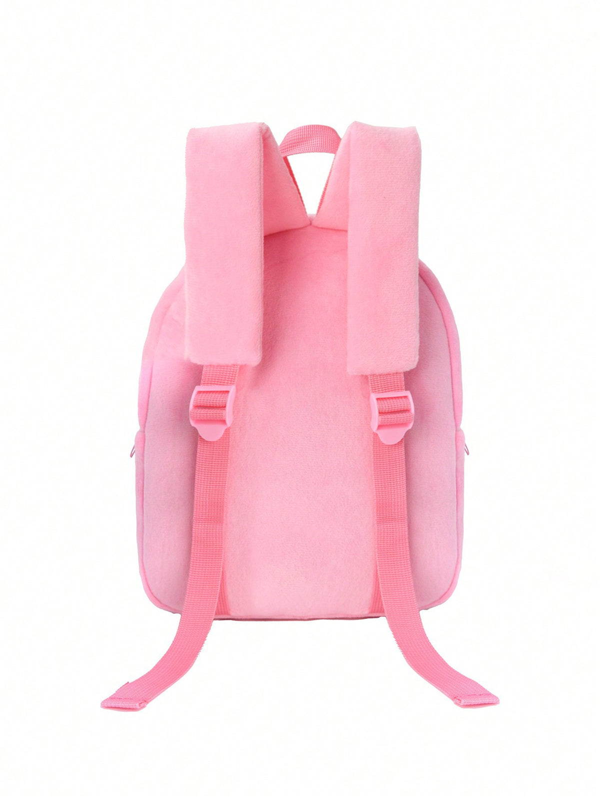 Cartoon Animal Plush Children's Backpack — in use