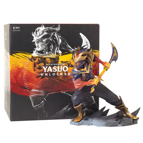 League of Legends - Nightbringer Yasuo - UNLOCKED Statue — in use