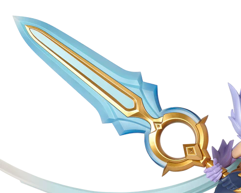 League of Legends - Dawnbringer Riven - UNLOCKED statue — back view
