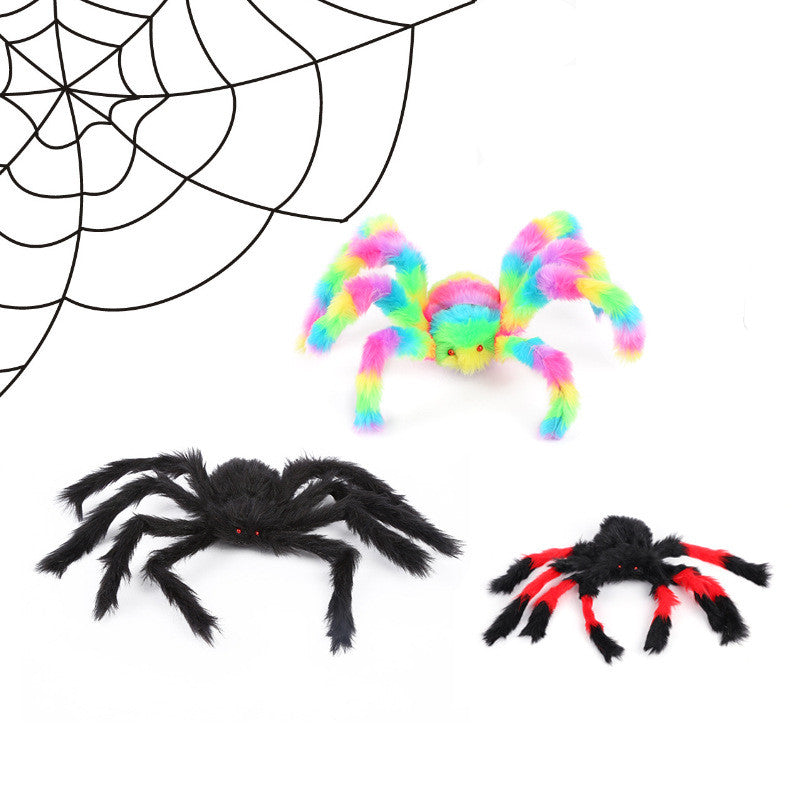 Halloween Spider Decoration Props Plush Toy | Magic Stories