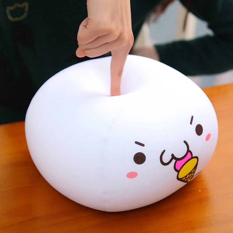 Sweating Face Plush — side view