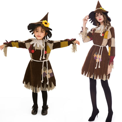 The Wizard of Oz Stage Play Scarecrow Costume — side view