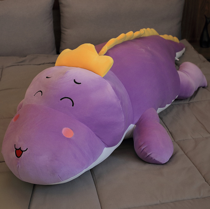 Dinosaur doll plush toy — side view