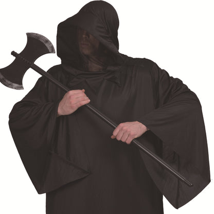 Halloween Costume Cold Black Robe Props Costume — in use