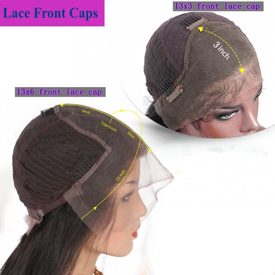 Golden Lace Front Wig — back view