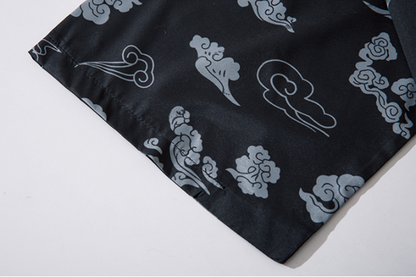 Japanese Kimono Cardigan Cat Samurai Streetwear Men Women Japan Harajuku Anime Clothes — packaging