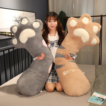 Cute cat paw bedside pillow plush toy | Magic Stories