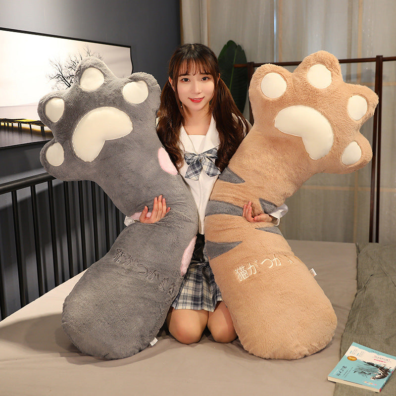 Cute cat paw bedside pillow plush toy | Magic Stories