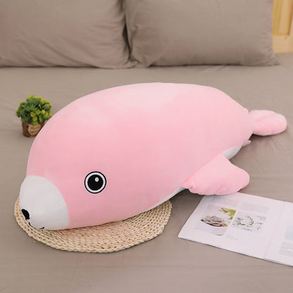 Seal doll plush toy — back view