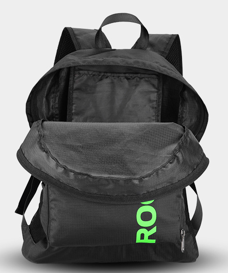 Folding Backpack Backpack — in use
