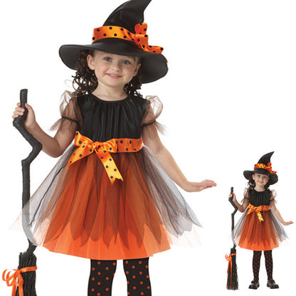 Children's cosplay anime costumes — in use