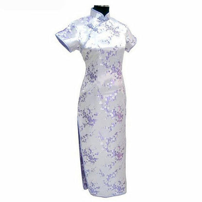Chinese cheongsam dress — back view