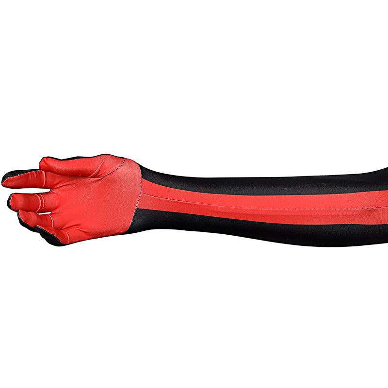 Spider-Man: Across the Spider-Verse Miles Morales Jumpsuit Cosplay Costume — scale reference