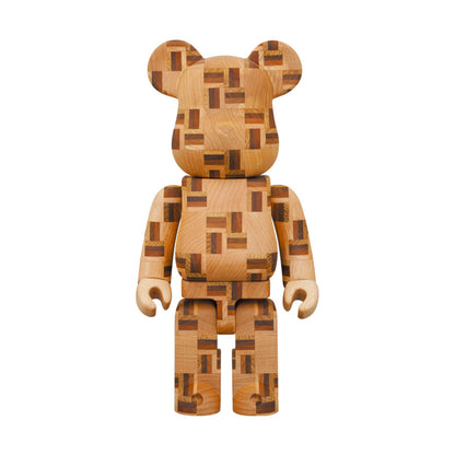 400% Bearbrick Karimoku Yosegi Chess