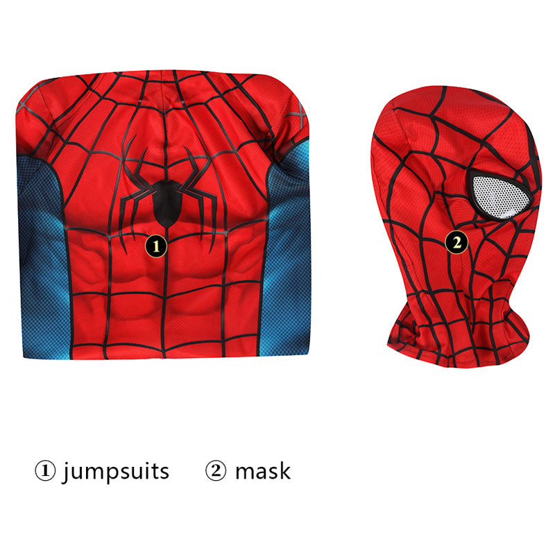 Spider-Man No Way Home Peter Parker Kids Cosplay Costume — detail