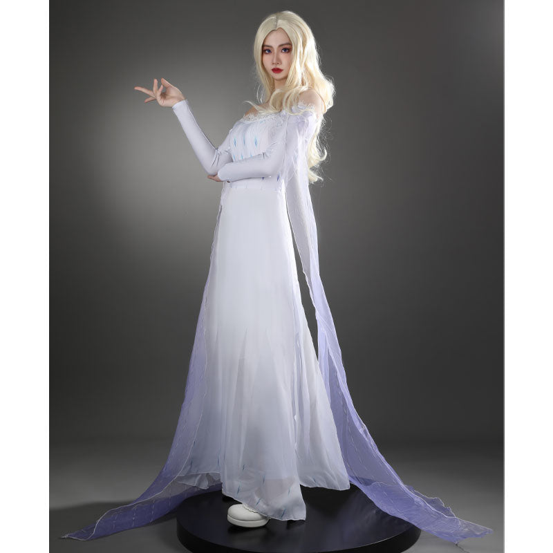 Frozen 2 Elsa Snow Queen Cosplay Costumes — side view