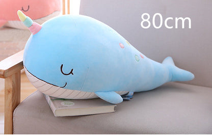 Narwhal doll plush toy pillow | Magic Stories
