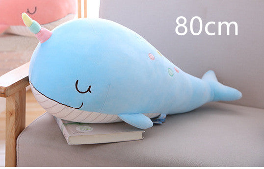Narwhal doll plush toy pillow | Magic Stories