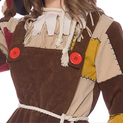 The Wizard of Oz Stage Play Scarecrow Costume — back view