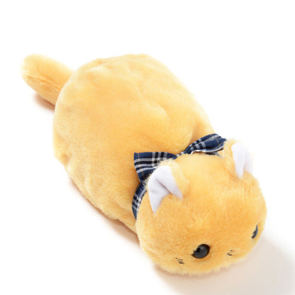 Cat plush pencil case — scale reference