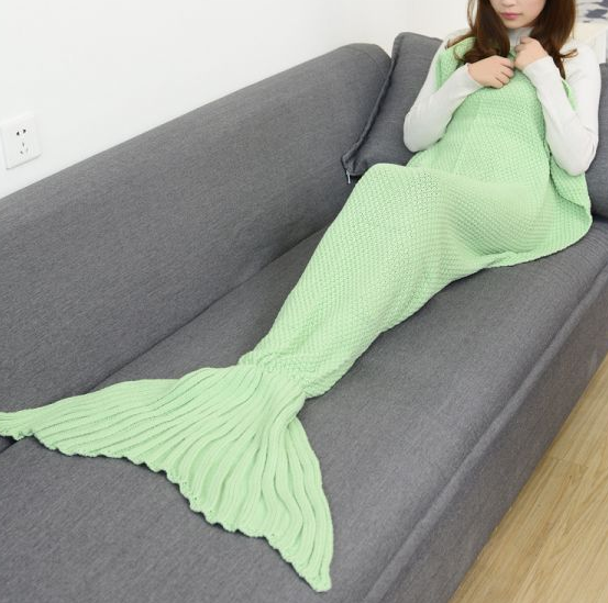 Mermaid Tail Knitting Sleeping Blanket | Magic Stories