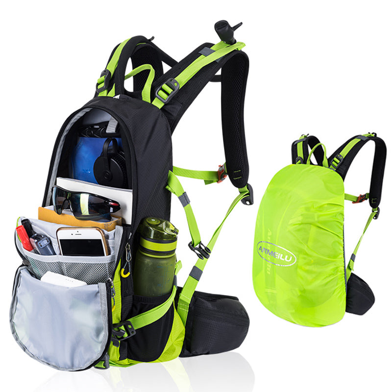 Cycling backpack backpack waterproof backpack — back view