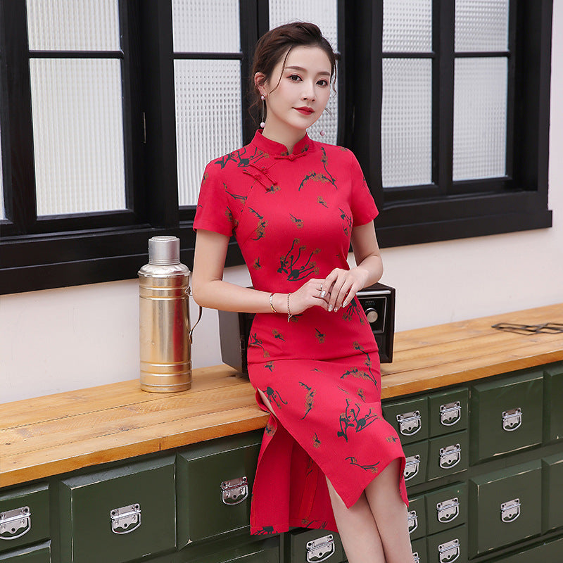 Chinese style cheongsam dress — packaging