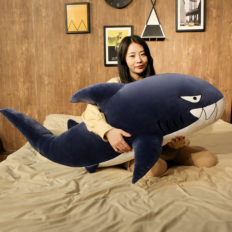 Large Shark Soft Stuffed Plush Pillow Toy | Magic Stories