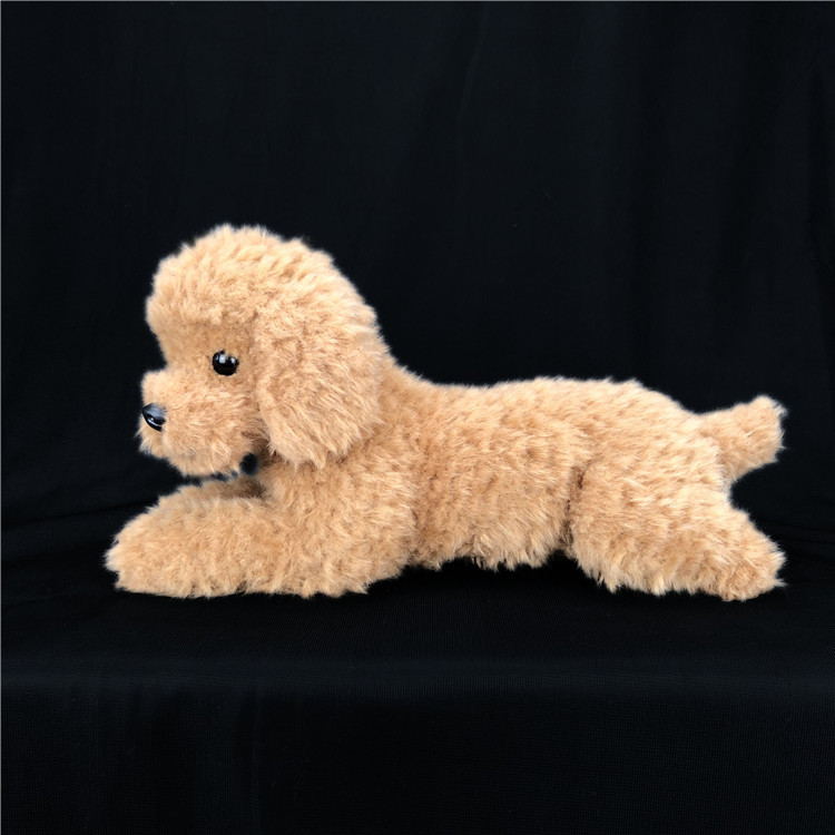 Teddy plush toy — side view
