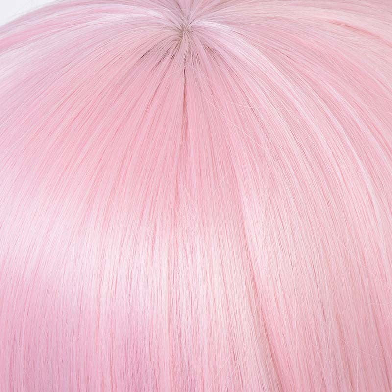 Pink Double Ponytail Cosplay Wig — side view