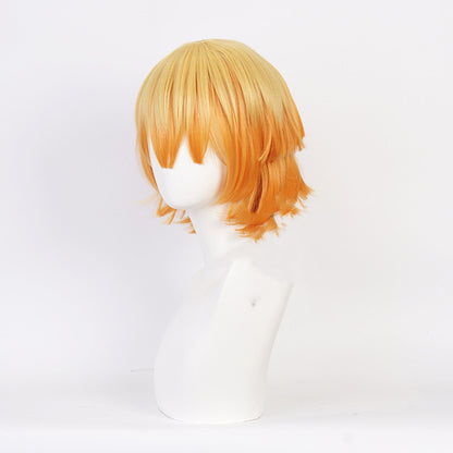 Demon Slayer Blade Gradation Cosplay Wig — back view