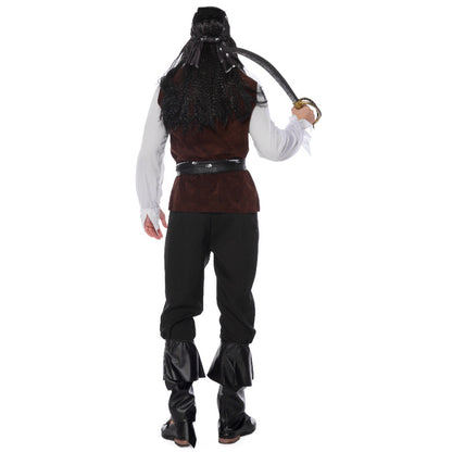Men's Cosplay Clothes Halloween Pirates Of The Caribbean Clothing — side view