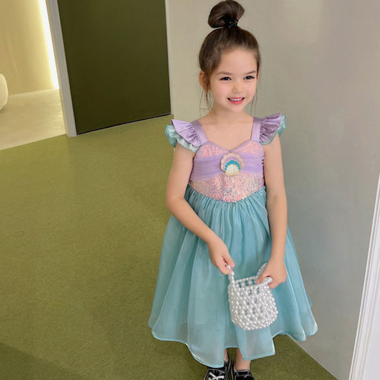 Summer New Mermaid Vest Dress Children's | Magic Stories