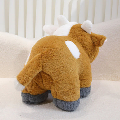 Cute Ranch Cow Doll Plush Toys — side view
