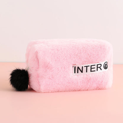 Plush Cosmetic Bag Korean Style Fashion | Magic Stories